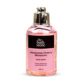 The Bath Store Japanese Cherry Blossom Face Wash for Women & Men - Cleanser for Face | Face Wash for Dry Skin & Oily Skin | Tan Removal Face Wash for Glowing Skin | Face Wash for Acne Prone Skin-100ml